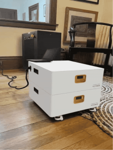 Un sistema de almacenamiento de energía de 20kWh con tecnología LiFePO4 para respaldo de toda la vivienda