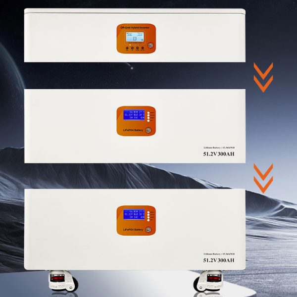 Almacenamiento de Batería Doméstica Modular Apilable 10kW 30kWh Todo en Uno LiFePO4 con Inversor Solar Híbrido para Respaldo Residencial - Imagen 8