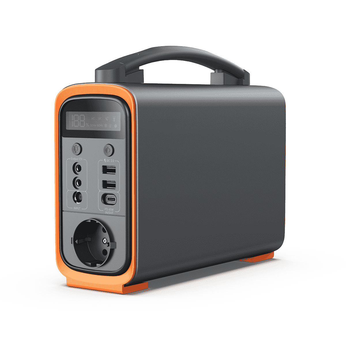 PF200 Portable Battery Pack Solar Powered Electric Generator 240Wh for Home and Camping Emergency