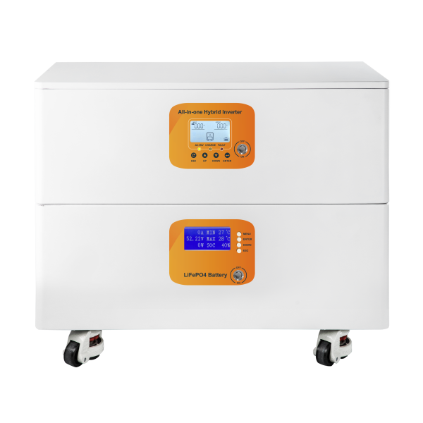 10kW 15kWh スタッカブル家庭用蓄電システム オールインワン リン酸鉄リチウム ハイブリッドソーラーインバーター搭載 スマート住宅用ESS - 画像 (2)