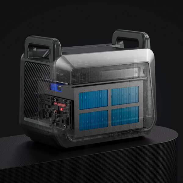 PF2000 2000Wポータブル電源 2073Whリン酸鉄リチウム UPSバックアップ電源 急速充電対応 キャンプ・RV・緊急時対応 - 画像 (4)