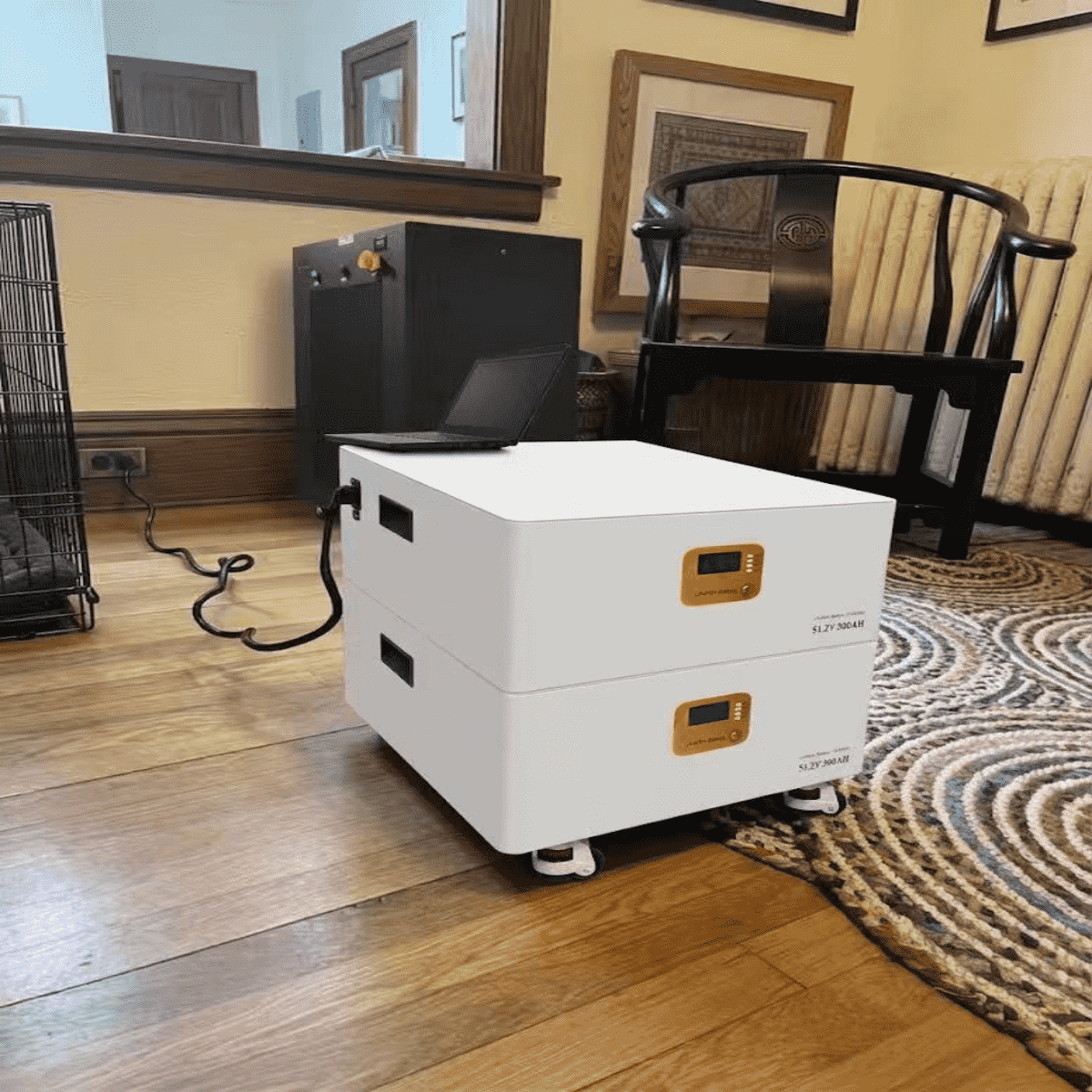 A modern smart residence using a 20kwh battery storage system as the entry-level standard for whole-home backup and energy independence.