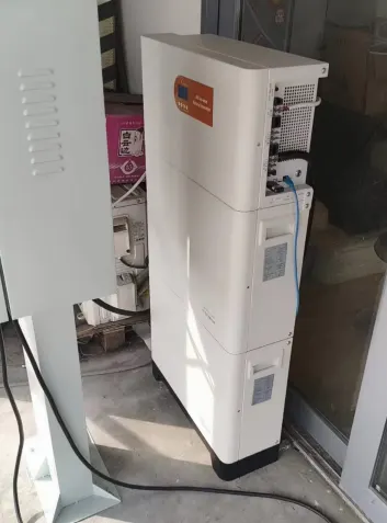 An all-in-one modular stackable solar battery storage system with integrated hybrid inverter placed near home distribution box