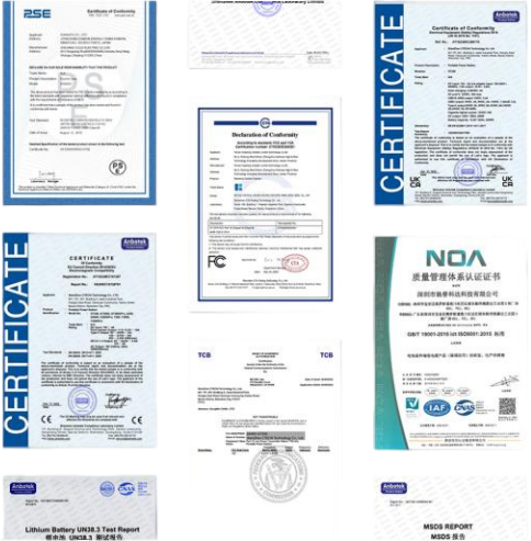 PiForz portable power station global certifications - UL CE FCC RoHS DOE certified energy storage system